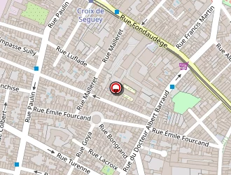 Carte de Ebbs (business School) à Bordeaux