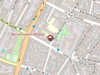 Carte de Cimetières à Bordeaux