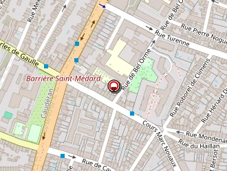 Carte de Geditech à Bordeaux