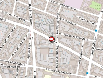 Carte de Roullee Alice à Bordeaux