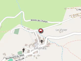 Carte de La Poste à Gluiras
