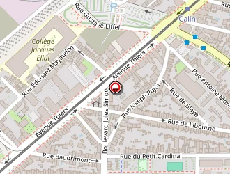 Carte de Faure Anne Marie à Bordeaux