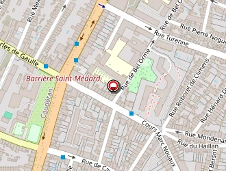 Carte de Pharmacie Bel-orme à Bordeaux