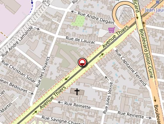 Carte de Ambulances Alpha Centre Ambulancier à Bordeaux