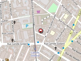 Carte de Les Horizons Bleus à Bordeaux