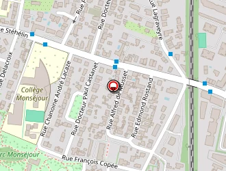 Carte de Comité D'aquitaine De Cyclisme à Bordeaux