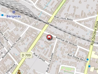 Carte de A-d-v-e (association Découverte Vacances Equilibre) à Bergerac