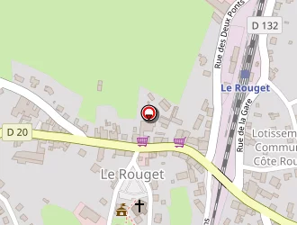 Carte de Ecole Publique à Rouget (le)