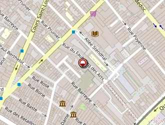 Carte de Edu Média à Bordeaux