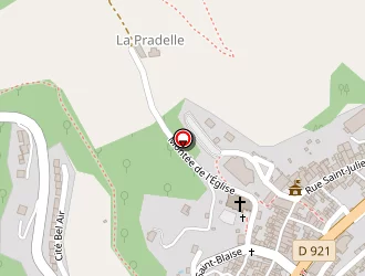 Carte de Arev' Hôtel à Chaudes-aigues