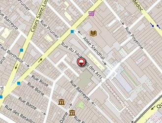 Carte de Sup De Pub à Bordeaux