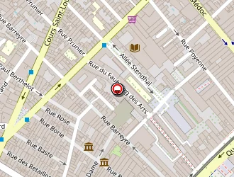 Carte de Uxer à Bordeaux