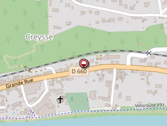 Carte de La Poste à Creysse