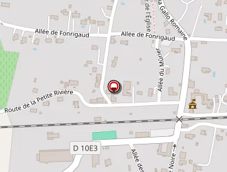 Carte de Agence Postale à Montcaret