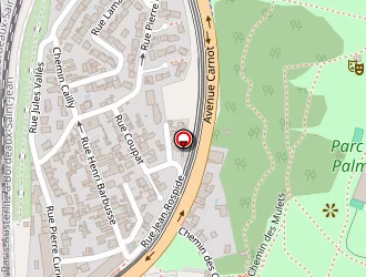 Carte de Pera à Cenon