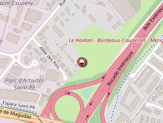 Carte de Les Cuirs De La Richarde à Eysines