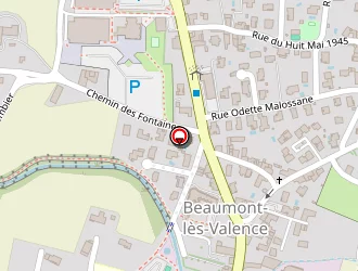 Carte de Piscine à Beaumont-lès-valence