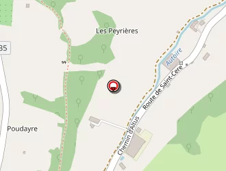 Carte de Les Serres D'autoire (gaec) à Autoire