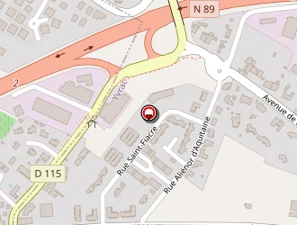 Carte de Les Alizés à Yvrac