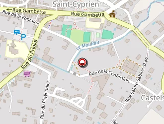 Carte de Carrefour Express à Saint-cyprien