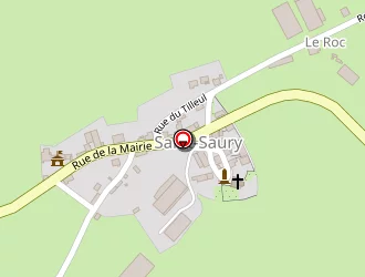 Carte de De St Saury (gaec) à Saint-saury