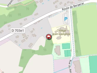 Carte de Pechalou à Saint-cyprien