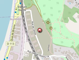 Carte de Centre Communal D'action Sociale à Bordeaux