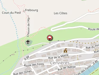 Carte de Hôtel D'izoard à Cervières