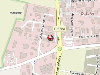 Carte de Boyer à Beaumont-lès-valence