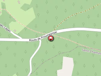 Carte de Aux Etangs Du Bos à Saint-chamassy