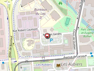 Carte de La Poste à Bordeaux