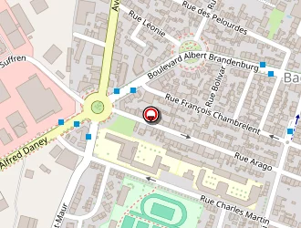 Carte de Collège Blanqui à Bordeaux