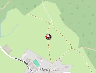 Carte de Aest 38 à Roissard