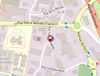 Carte de Coste Catherine à Lormont