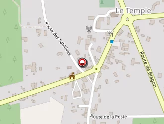 Carte de Au Petit Temple à Temple (le)