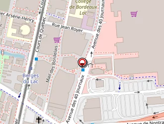 Carte de Aquitanis à Bordeaux