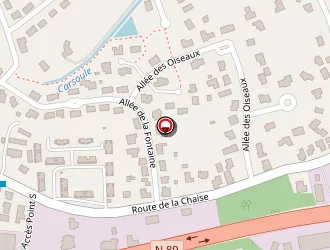 Carte de Chalets Tendille à Montussan