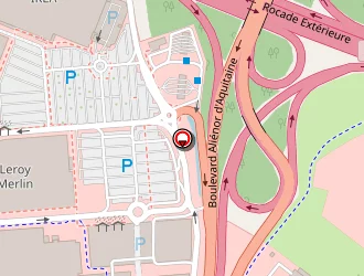 Carte de Kiabi à Bordeaux