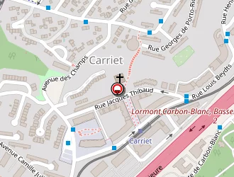 Carte de Temel Coiffure à Lormont