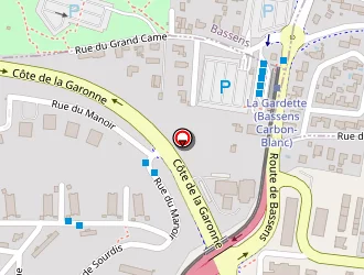 Carte de Study Hotel à Lormont