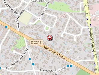 Carte de Action Pneus à Eysines