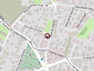 Carte de Furt Robin à Eysines