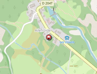 Carte de Chalet Hôtel Ailefroide à Pelvoux