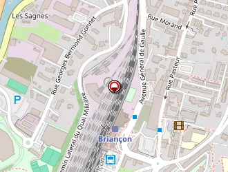 Carte de Hotel De La Gare à Briançon