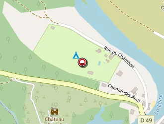 Carte de Camping Au Bord De L'eau à Goudet