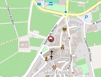 Carte de L'institut à Saint-émilion