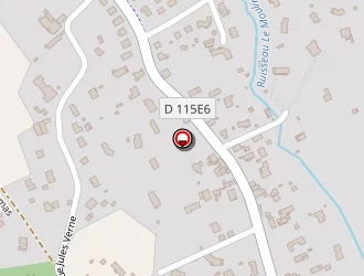 Carte de Association Centre Hatha Yoga à Sainte-eulalie