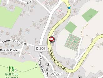 Carte de Agence Postale à Vézac