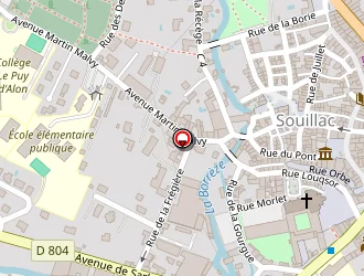 Carte de Souillac Troc à Souillac