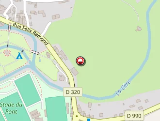 Carte de Stade à Arpajon-sur-cère